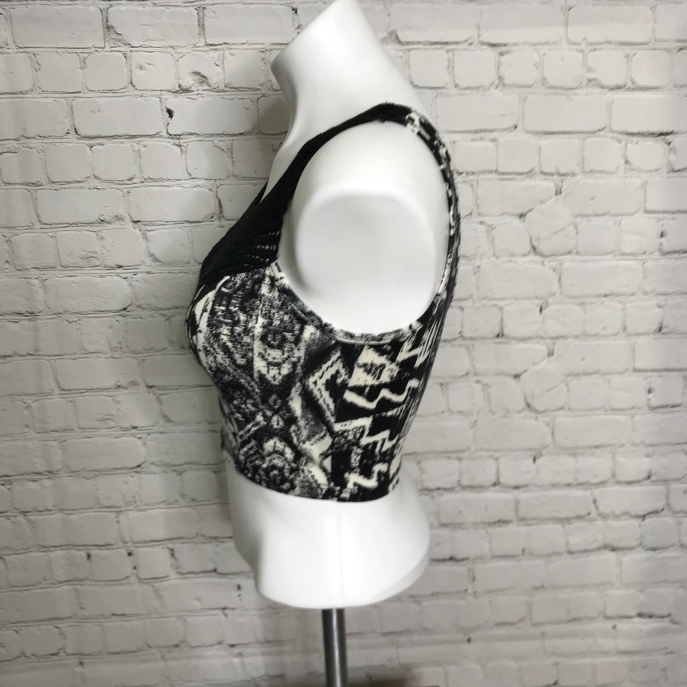 Elodie S Boho Bohemian Aztec Pattern Crop Top - image 4